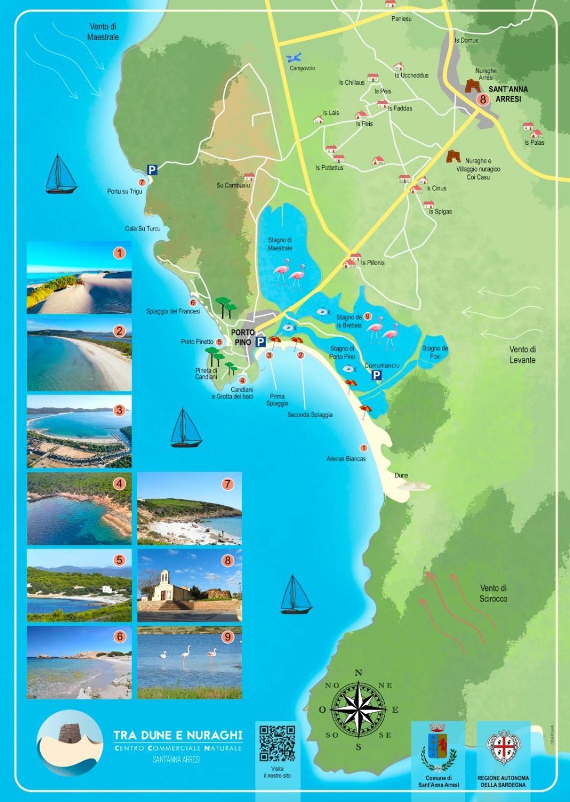 Case Vacanze "Bianco Mare" Porto Pino Exterior foto