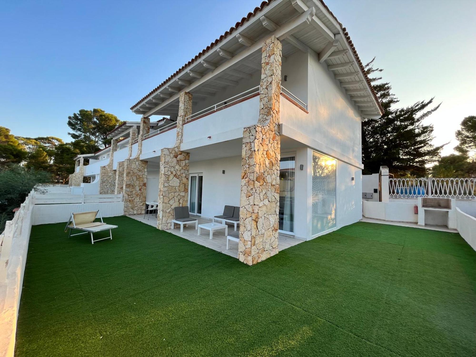 Case Vacanze "Bianco Mare" Porto Pino Exterior foto